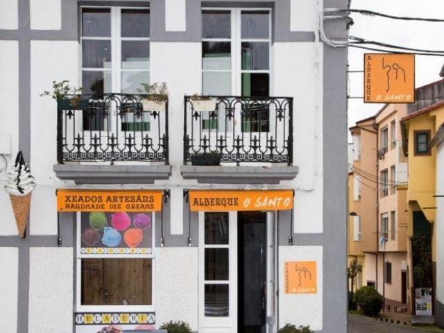 Albergue O Santo Arzúa Esterno foto